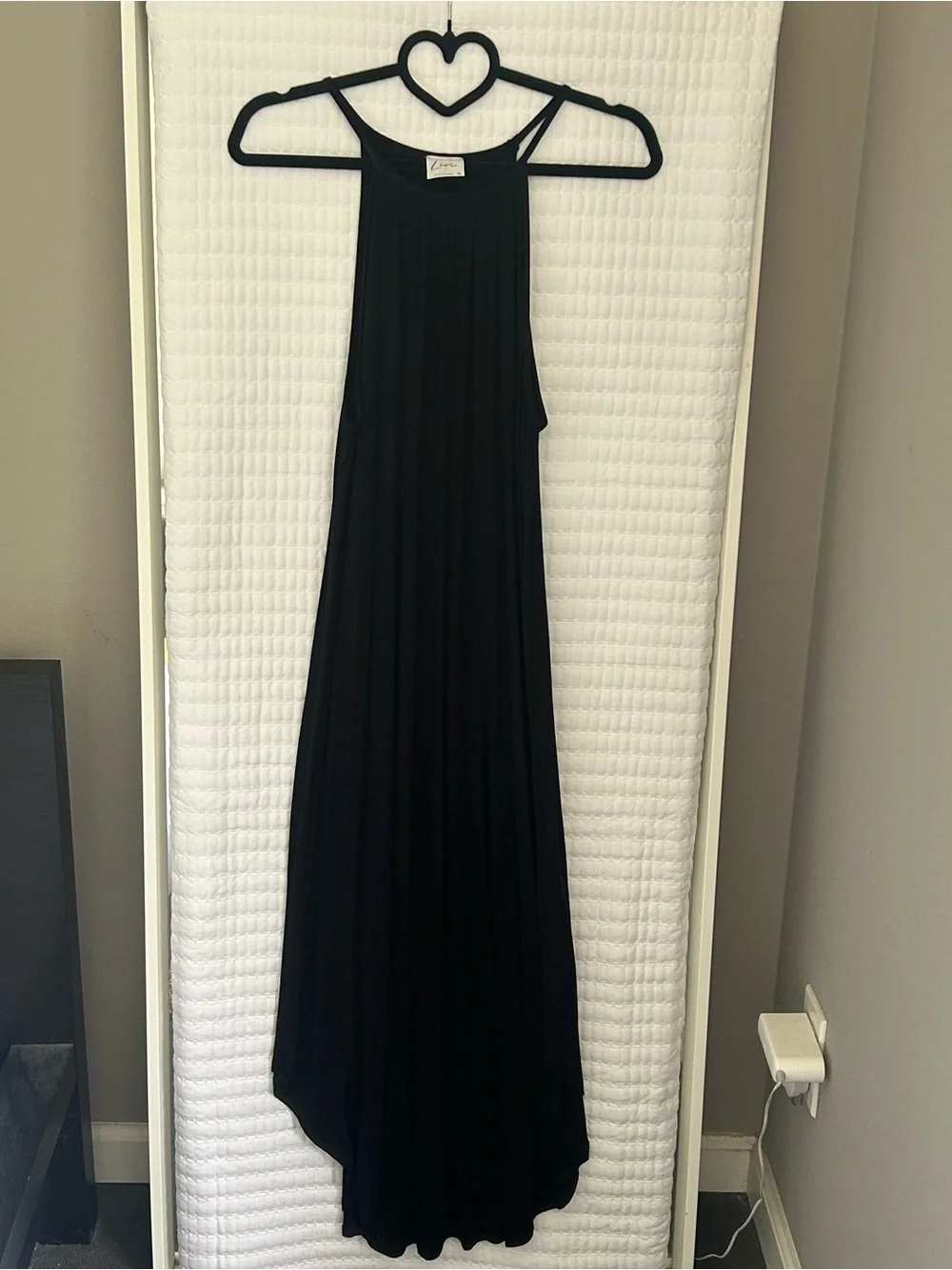 Livi by Olivia Rae Black High-Neck High-Low Maxi Dress - Picture 2 of 9